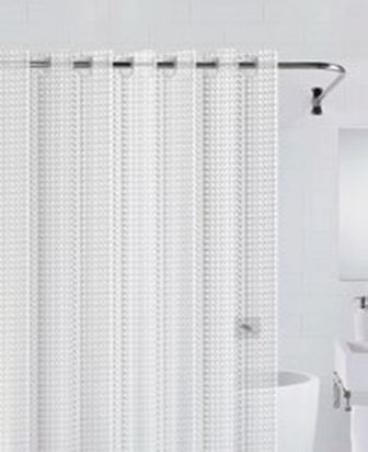 Шторка текстильная для ванной комнаты Bath Plus 3D NFD-3D-clear 180х200 см.