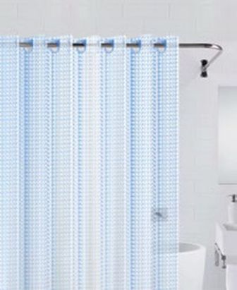 Шторка текстильная для ванной комнаты Bath Plus 3D NFD-3D-blue 180х200 см.