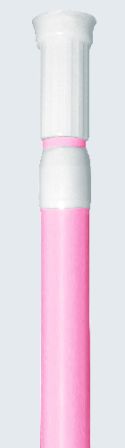 Карниз для ванной комнаты Bath Plus KSS-02 розовый 110-200 см.