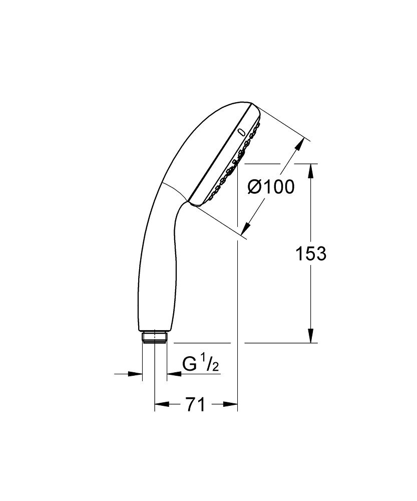 Ручной душ Grohe New Tempesta 28578002 хром, 4 режима