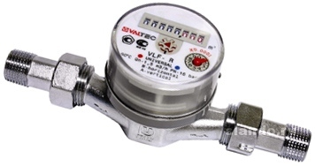 хСчетчик универ. квартирный 3/4", 105 мм Valtec