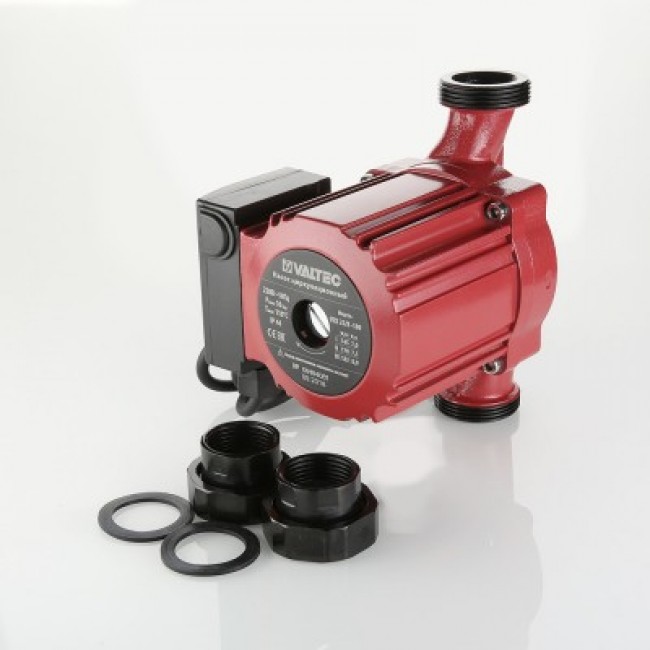 Насос циркуляционный VALTEC 25/8-180 с гайками