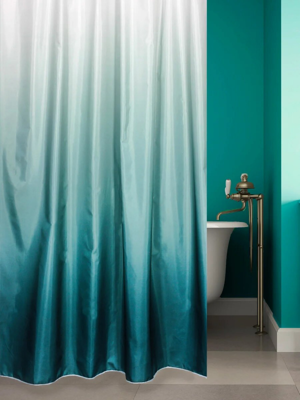 Шторка текстильная для ванной комнаты Bath Plus Rosy Down 2151/1 180х180 см.