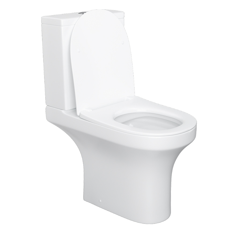 Унитаз напольный Damixa Skyline DX35C8600SC безободковый, с микролифтом, быстросъём, белый