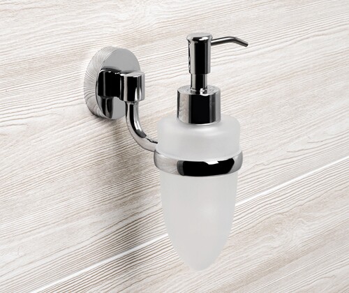 Дозатор Wasserkraft Rhein K-6299 хром, матовое стекло