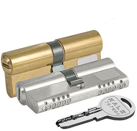 Цилиндровый механизм 80 с вертушкой 164 ОВS SСЕ/80 (30х10х40) mm латунь 5 кл.