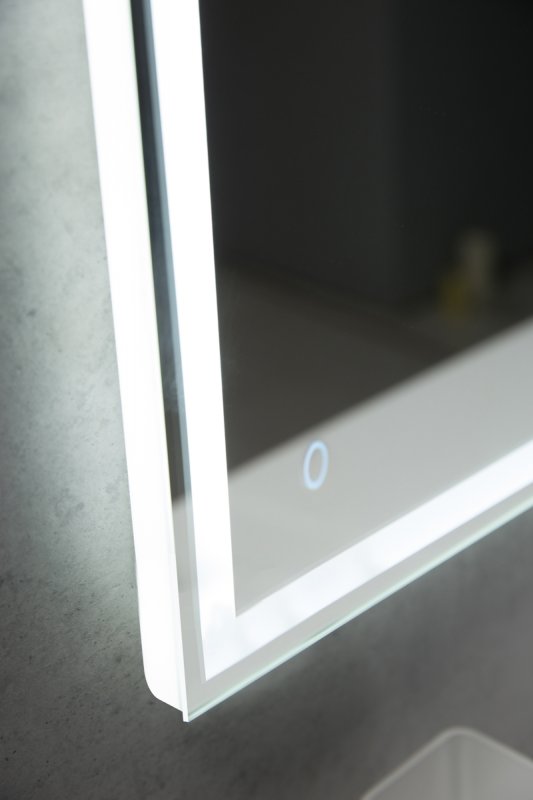 Зеркало для ванной комнаты Belbagno SPC-GRT-600-800-LED-TCH, 80 см, с сенсорным выключателем