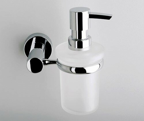 Дозатор Wasserkraft Donau K-9499 хром, матовое стекло