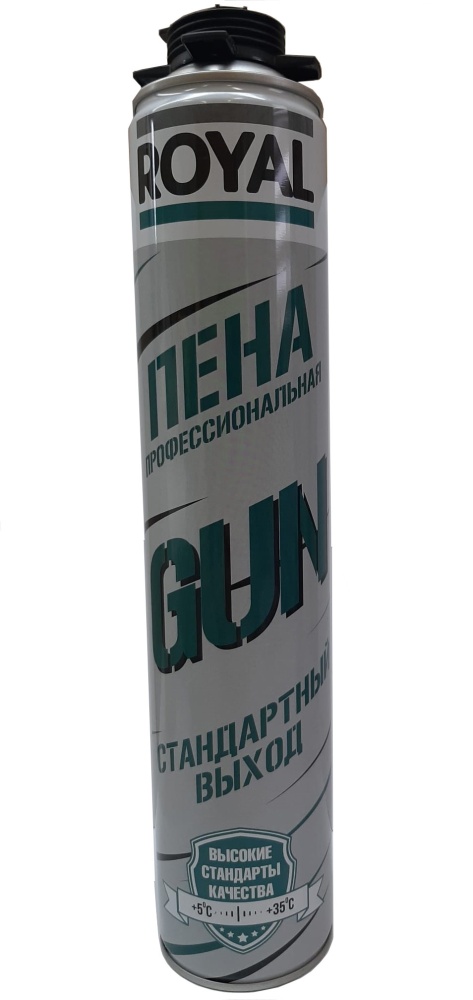 Пена профессиональная ROYAL GUN зимняя 750 мл. выход 50 л.