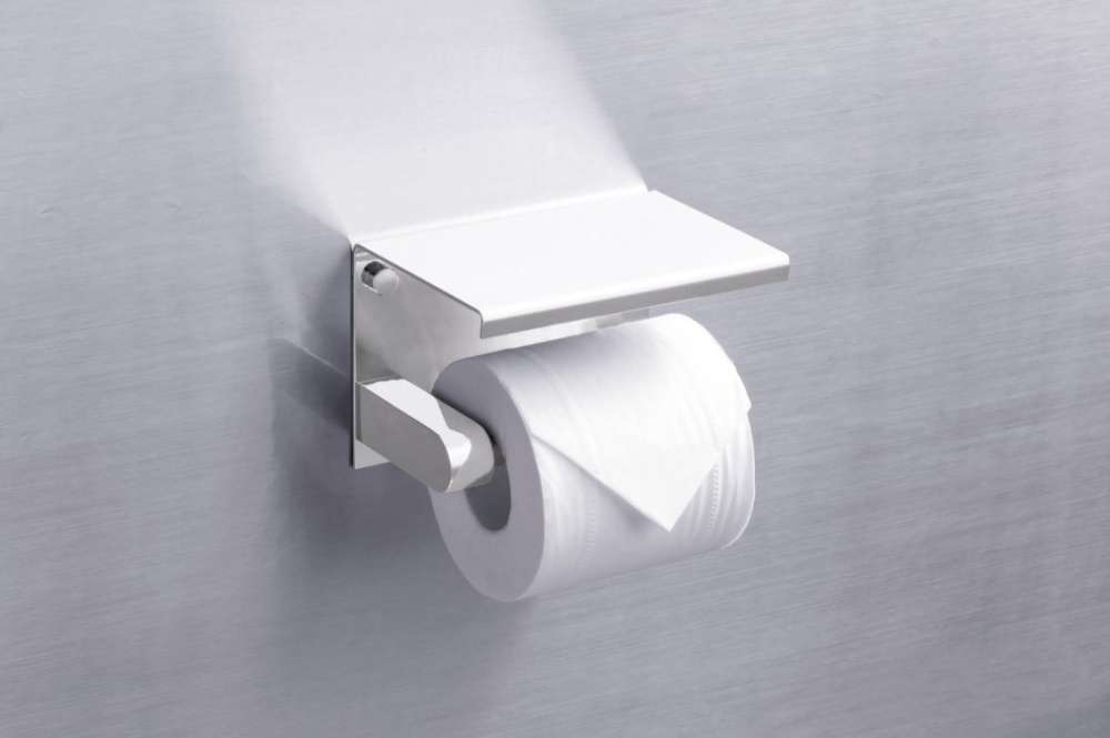 Держатель для туалетной бумаги Rush Edge ED77141 White белый