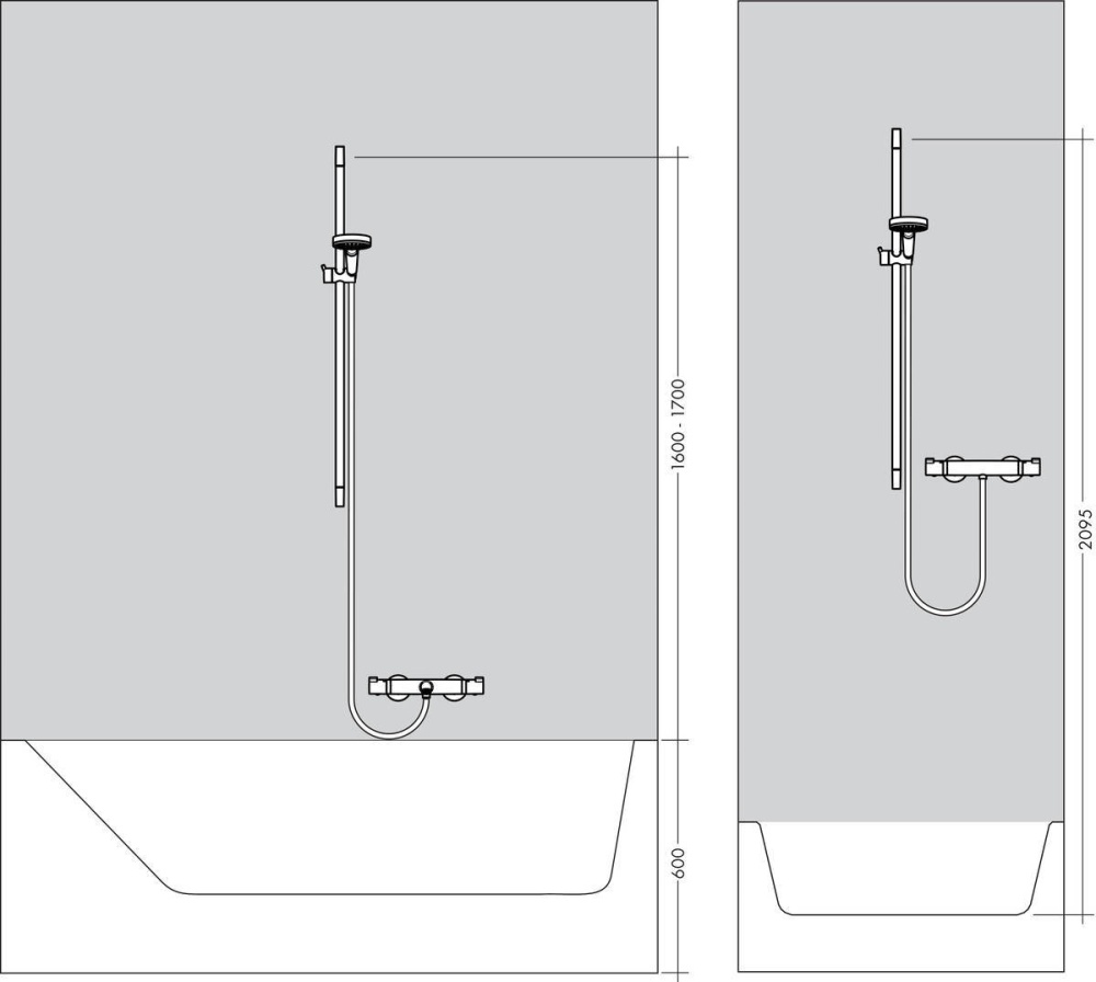 Душевая стойка Hansgrohe Crometta 85 27651000 хром