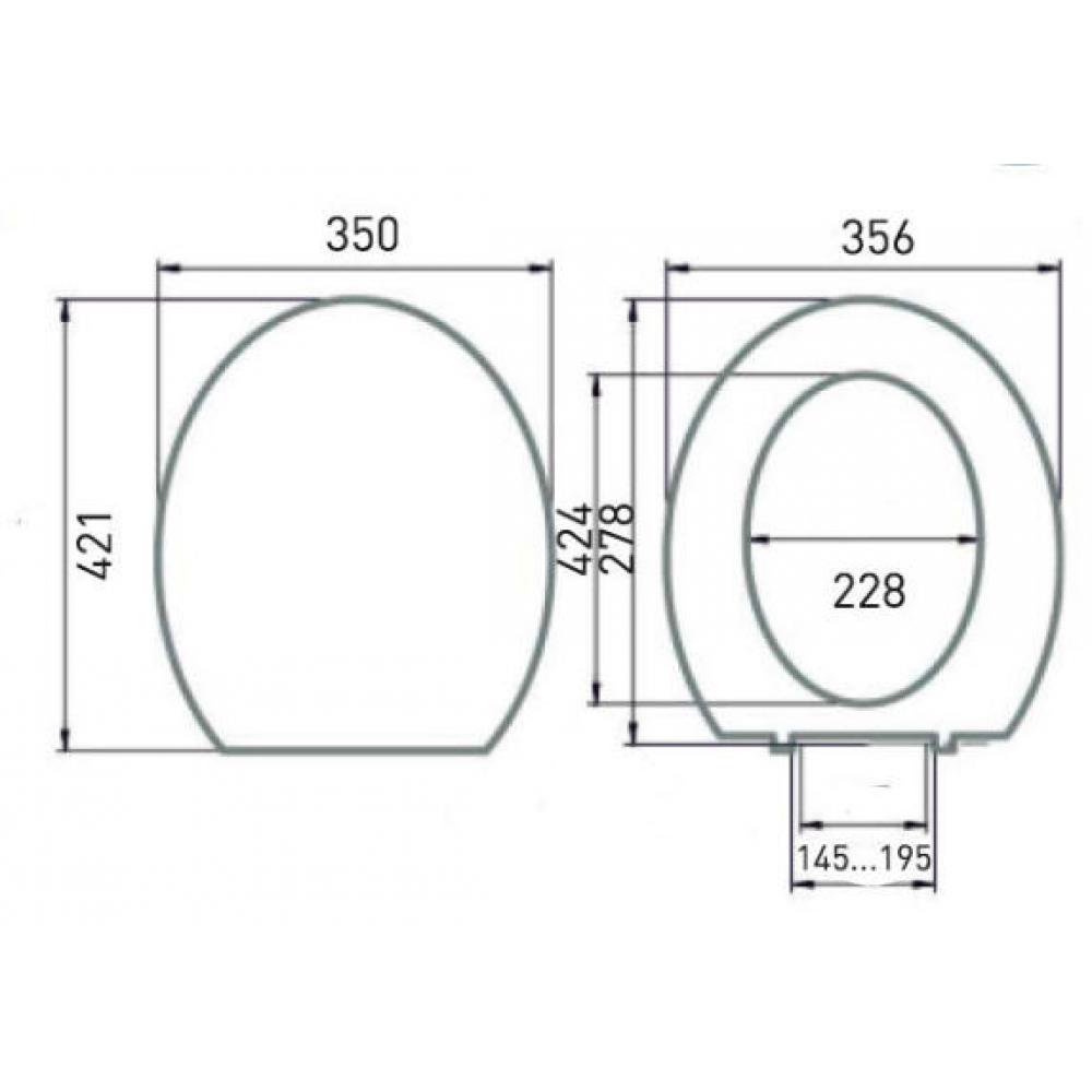Крышка-сиденье для унитаза Roca Mateo soft close ZRU9302822 белая