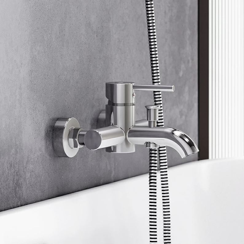 Смеситель для ванны Damixa Scandinavian Pure 361000000 хром, без аксессуаров