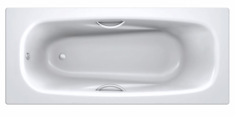 Ванна стальная BLB Universal Anatomica B75U handles N 170х75 белая (2,3 мм), с отверстиями под ручки