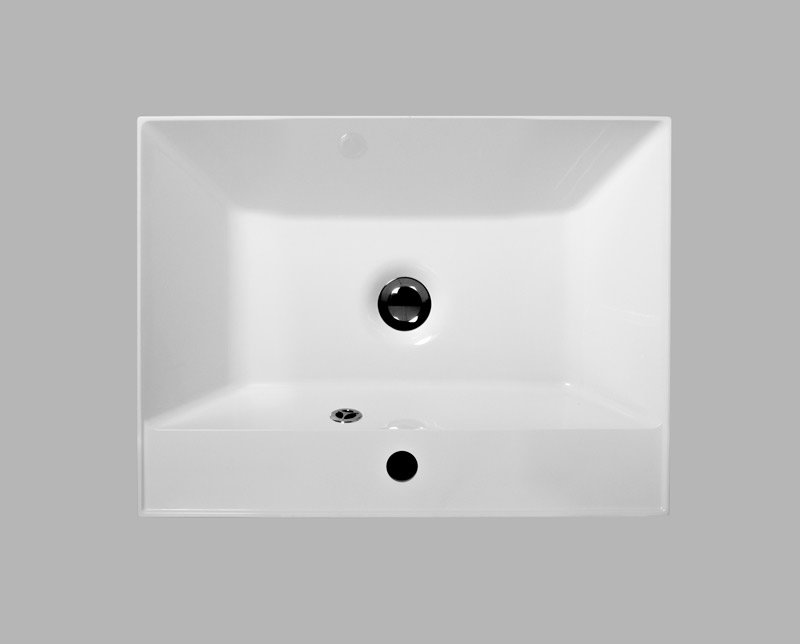 Раковина встраиваемая Belbagno BB600/450-LV-MR-AST белая, ширина 60 см.