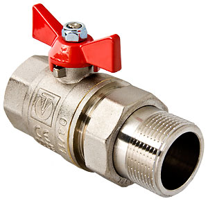Кран шар. амер. 3/4" ВН бабочка BASE Valtec